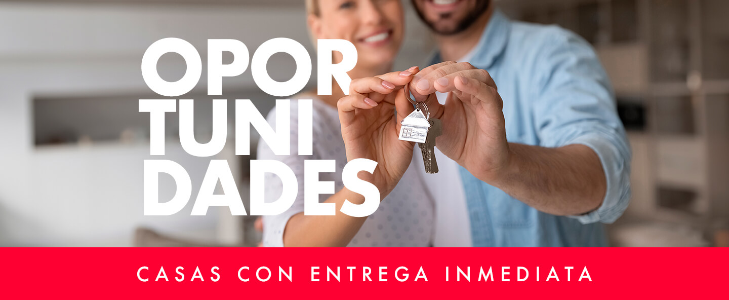 Casas con entrega inmediata